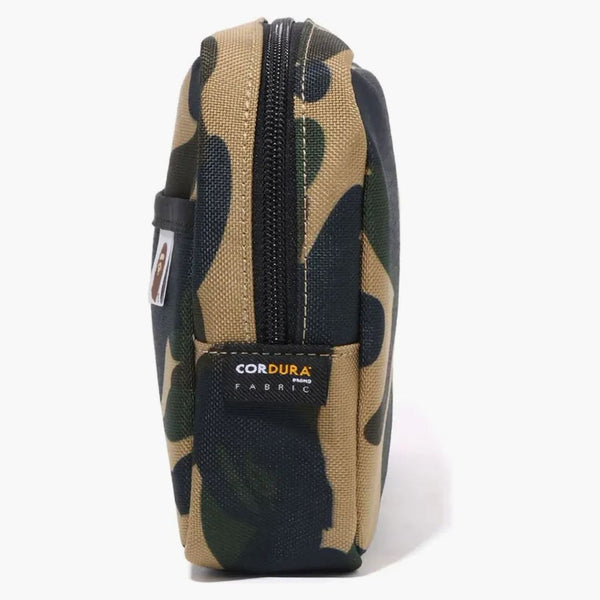 Bape 1st Camo Cordura Multi Pouch Yellow
