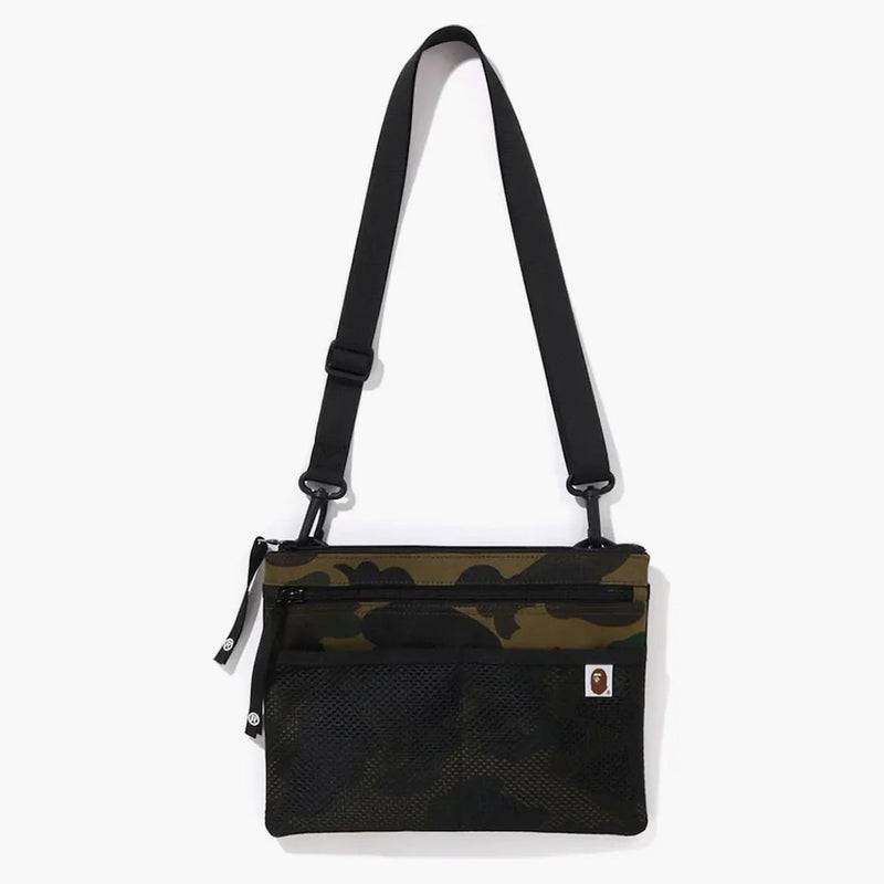 Bape 1st Camo Cordura Sacoche Green
