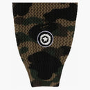 BAPE 1er Camo Crochet Shark Capolvo con sudadera con sudadera con sudadera con cremallera completa