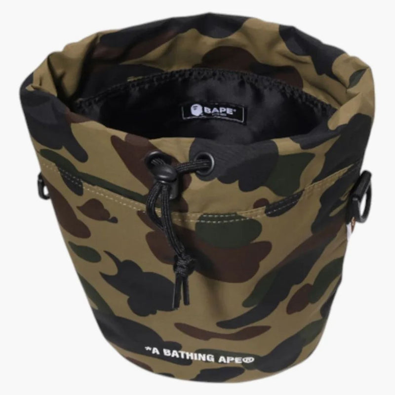 Bape 1st Camo Drawstring Bag Green