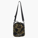 BAPE 1st Camo Drawstring Bag Green