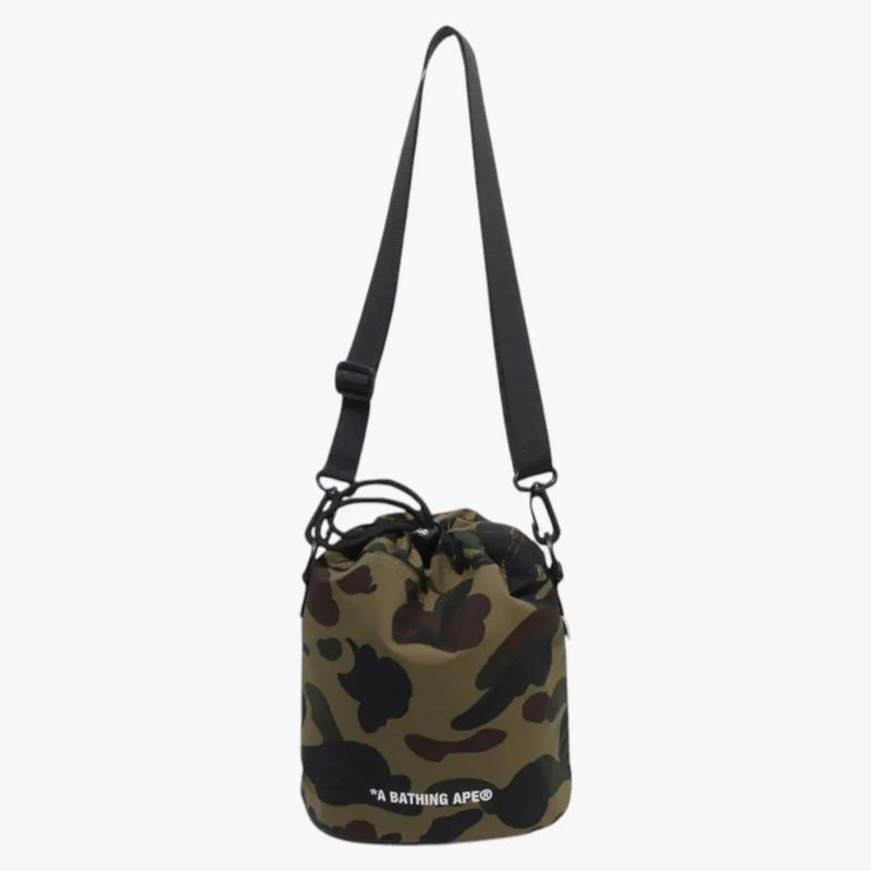 Bape 1st Camo Drawstring Bag Green