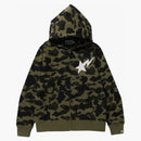 Bape 1st Camo Full Zip Hoodie (FW23) Green