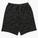Bape 1st Camo Heavy Washed Relaxed Fit Sweat Shorts Black