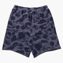 Bape 1st Camo Heavy Washed Relaxed Fit Sweat Shorts Charcoal