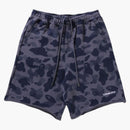Bape 1st Camo Heavy Washed Relaxed Fit Sweat Shorts Charcoal