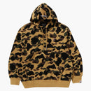 Bape 1st Camo Jacquard One point relaxed fit sweater hoodie yellow