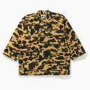 Bape 1st Camo Kimono camisa amarillo