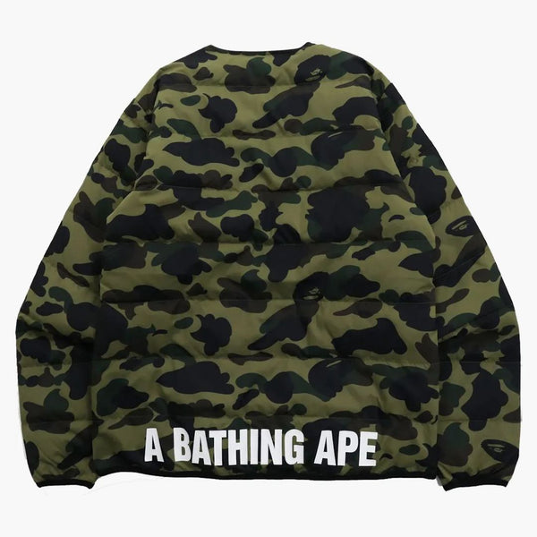 Bape 1st Camo Light Weight Down Jacket (FW21) Green