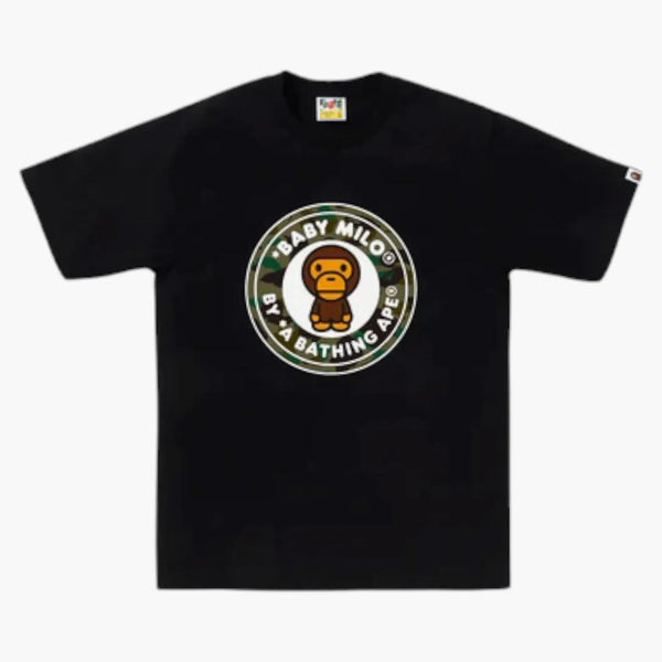 BAPE 1. Camo Milo Busy Busy Works Tea (SS25) Černá/zelená