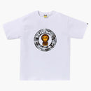 BAPE 1. Camo Milo Busy Busy Works Tea (SS25) Bílá/šedá