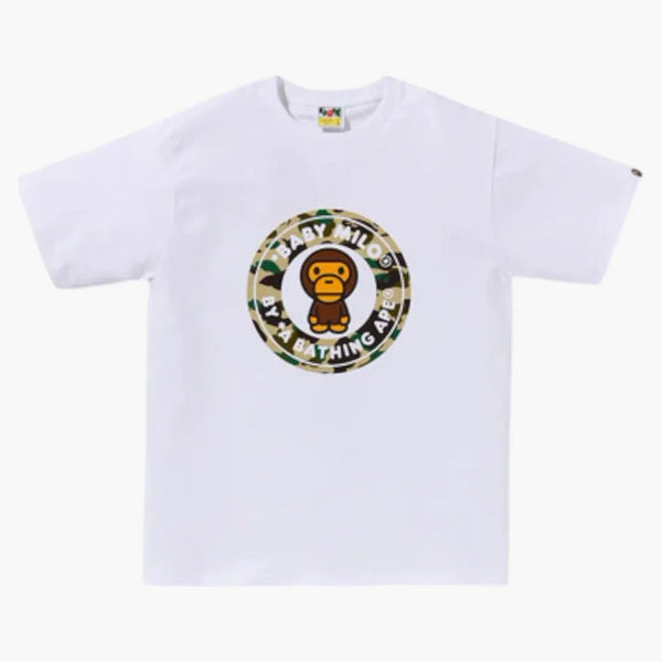 BAPE 1. Camo Milo Busy Busy Works Tea (SS25) bílá/žlutá