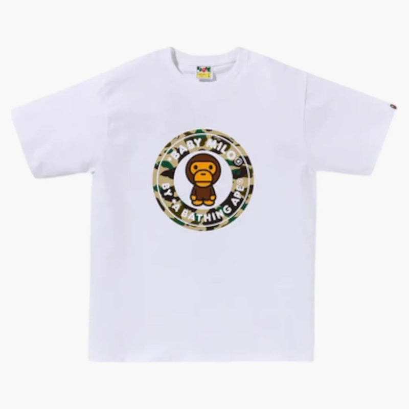 BAPE 1. Camo Milo Busy Busy Works Tea (SS25) bílá/žlutá