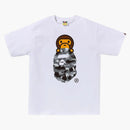 Bape 1st Camo Milo on Ape Head Tea Tea White/Grey