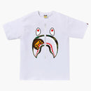 Bape 1st Camo Milo Shark Tee White/Green