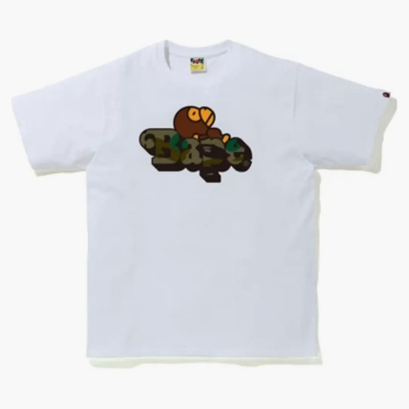 BAPE 1. camo milo na bapeovém čaji bílé/zelené