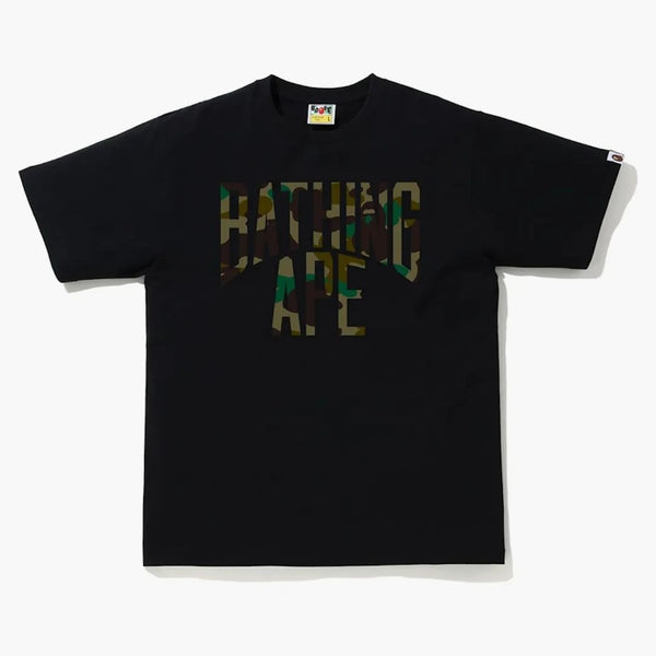 BAPE 1st Camo NYC LOGO TE TEA NEGRO/VERDE