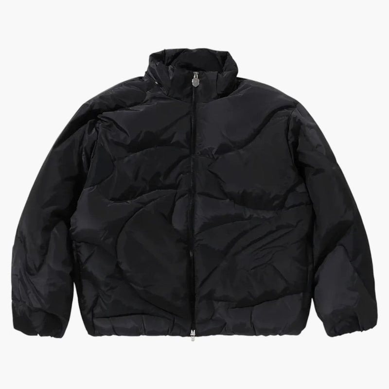 Bape 1. camo nylon down bunda černá