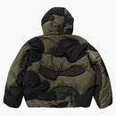 Bape 1st Camo Nylon Down Jacket Green