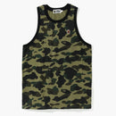 Bape 1st Camo One Point tank Top Green