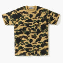 Bape 1st Camo One Point Tee Yellow