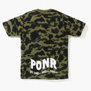 Bape 1st Camo Ponr Shark Tea Green