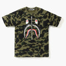 Bape 1st Camo Ponr Shark Tea Green