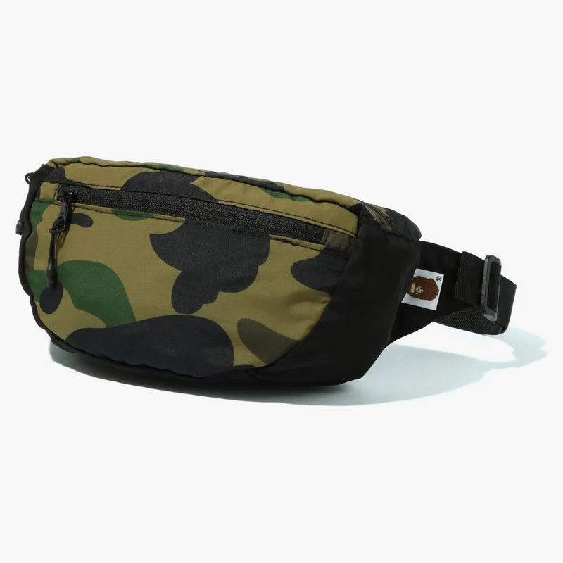 Bape 1st Camo Packable Waist Bag Green
