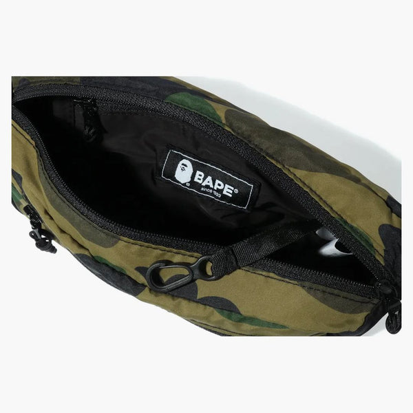 Bape 1st Camo Packable Waist Bag Green