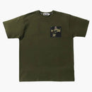 Bape 1st Camo Pocket Tea (SS22) OliveDrab
