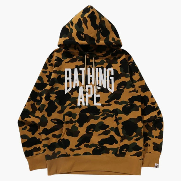 Bape 1. camo svetr mikina žlutá
