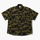 Bape 1st Camo Relaxed Short Sleeve Shirt Green