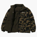 Bape 1st Camo Reversible Down Jacket Green