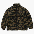 Bape 1st Camo Reversible Down Jacket Green