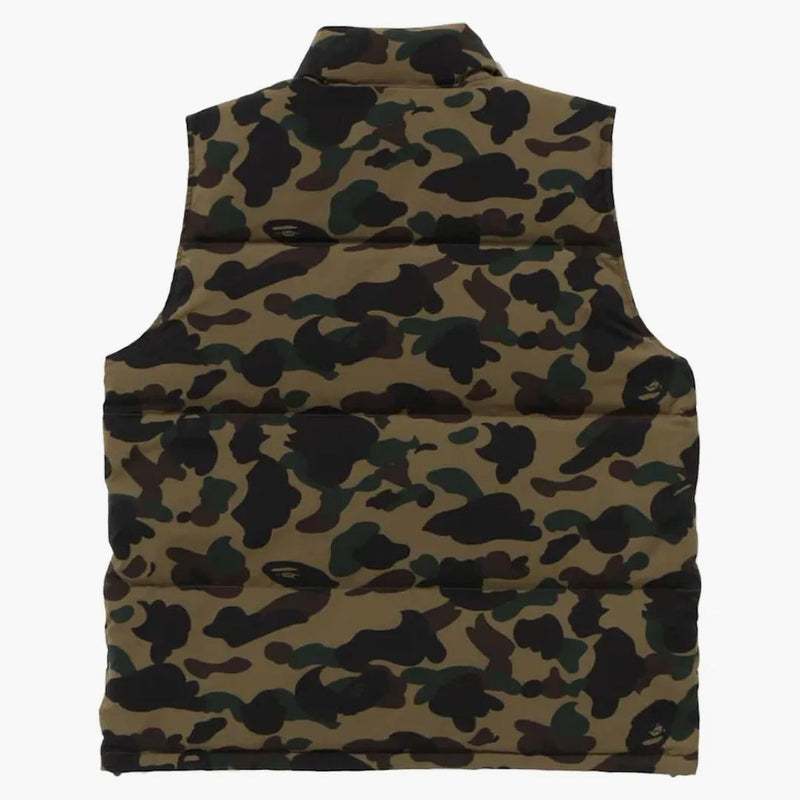 Bape 1st Camo Reversible Down Vest (FW24) Green
