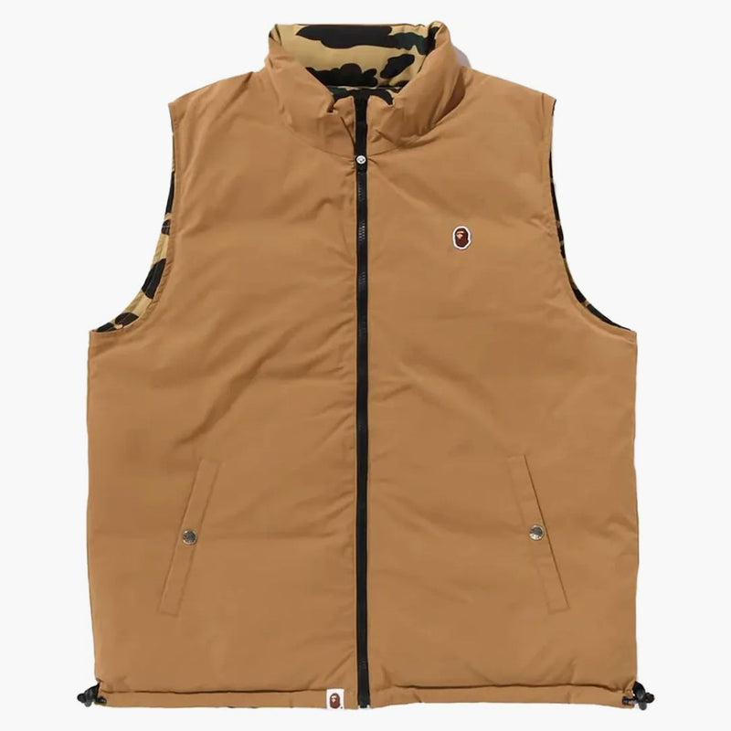 Bape 1st Camo Reversible Down Vest (FW24) Yellow