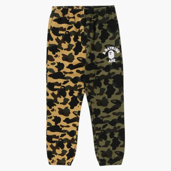 BAPE 1. camo samostatný pravidelný fit teplák zelená