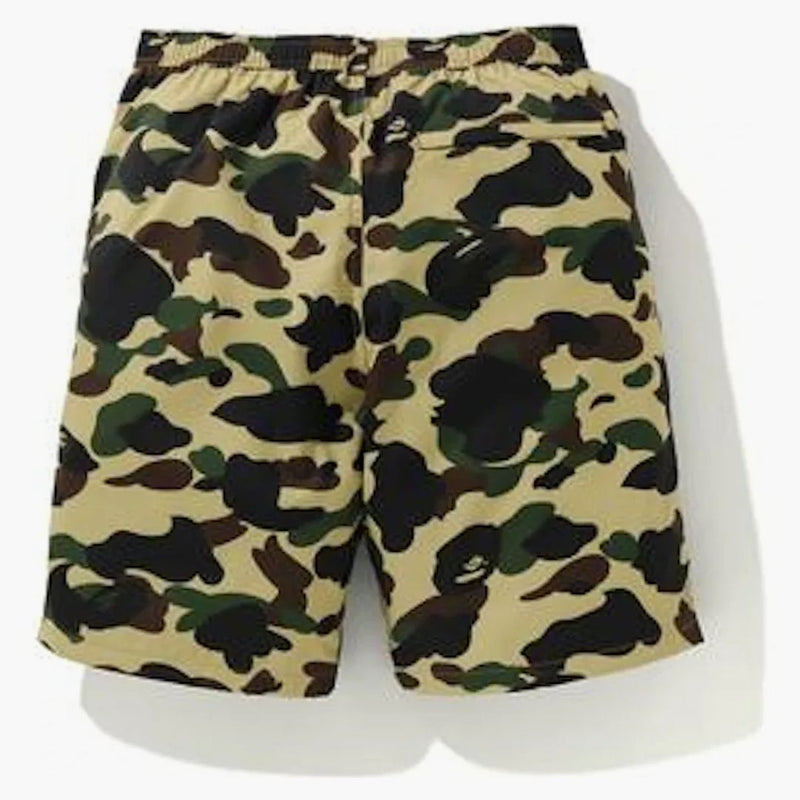 BAPE 1st Camo Shark Beach Pants Yellow