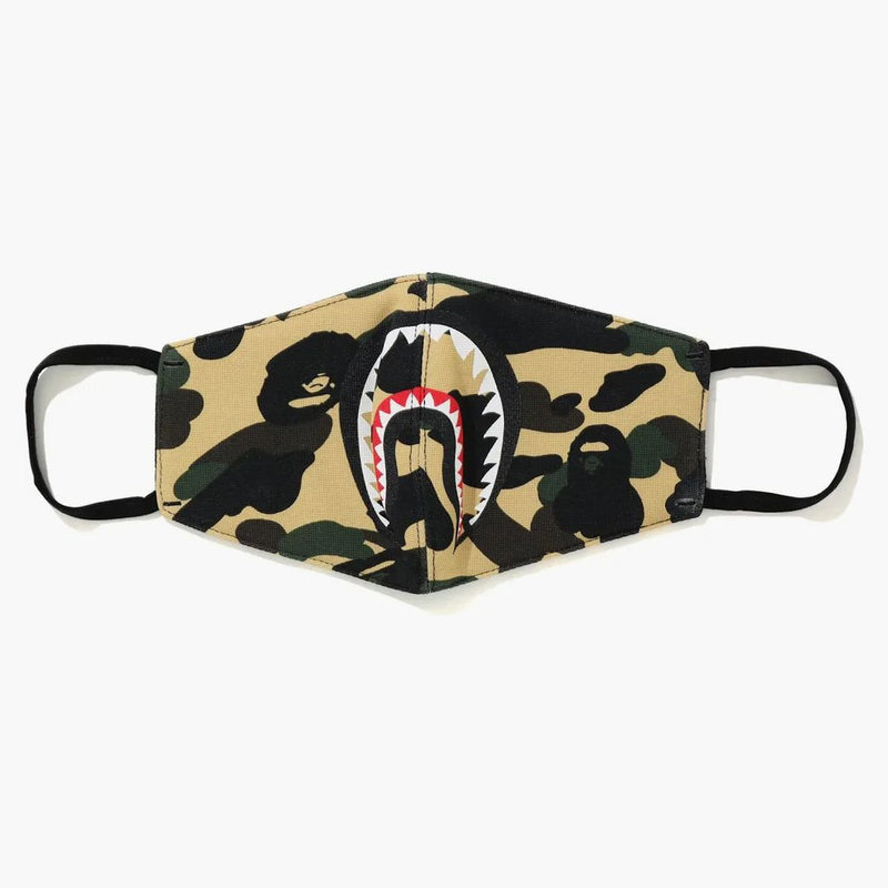 Bape 1st Camo Shark Face Mask (FW19) Yellow