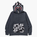 BAPE 1st Camo Shark Full Zip Double Hoodie OlivedRab