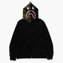 Bape 1st Camo Shark Full Zip Hoodie Black