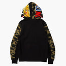BAPE 1st Camo Shark Full Zip Hoodie (FW21) Černá