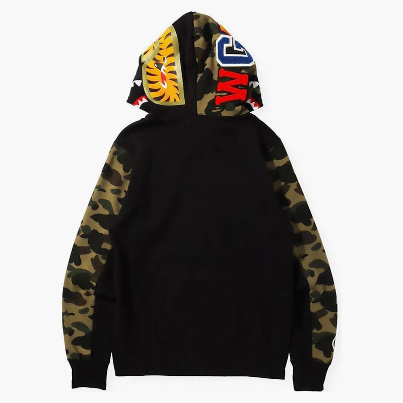 Bape 1st Camo Shark Full Zip Hoodie (FW21) Black