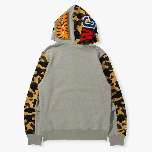 Bape 1st Camo Shark Full Zip Hoodie (FW21) Gray
