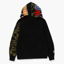 Bape 1st Camo Shark Full Zip Hoodie (SS23) Black