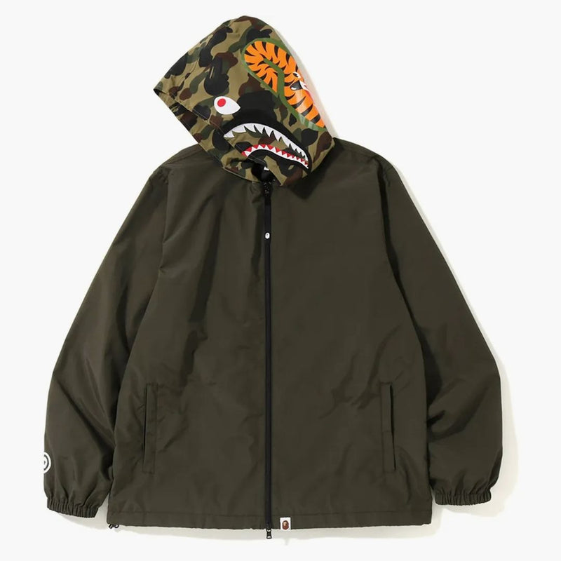 BAPE 1. CAMO SHARK SHARK SHARK SHARK SOUCKE (FW19) Zelená
