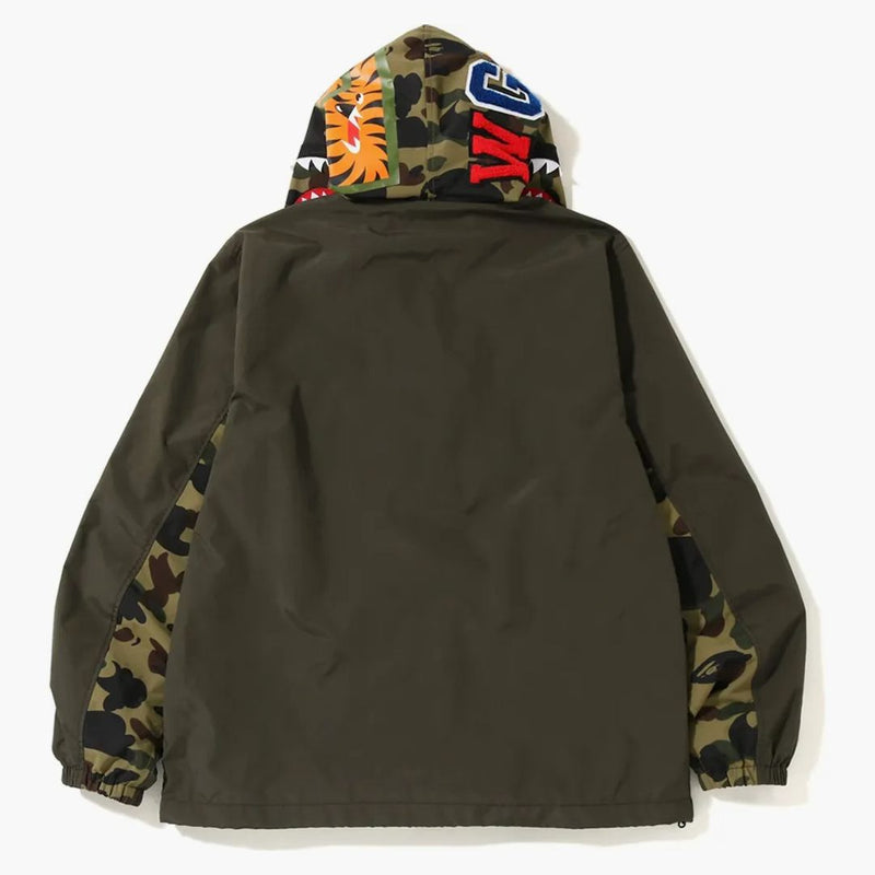 BAPE 1. CAMO SHARK SHARK SHARK SHARK SOUCKE (FW19) Zelená