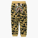 Bape 1st Camo Shark Slim Sweat Pants (SS22) Yellow