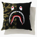 BAPE 1st Camo Shark Square Cushion Negro