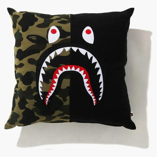 Bape 1st Camo Shark Square Cushion Black